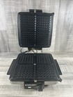 Vintage Black & Decker Waffle Baker Maker Grill G48Td 900 Watt Chrome Tested