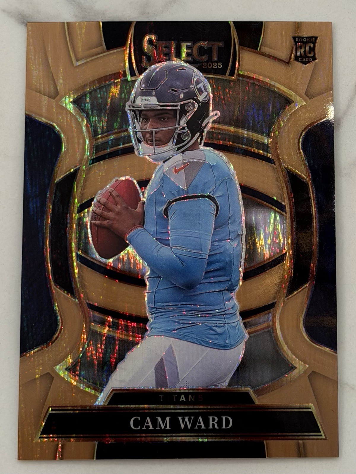 2025 Panini Select Copper Shock Prizm Cam Ward RC /899 Ttians #26 Concourse