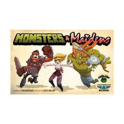 Clever Mojo Boardgame Monsters & Maidens Box VG+/NM