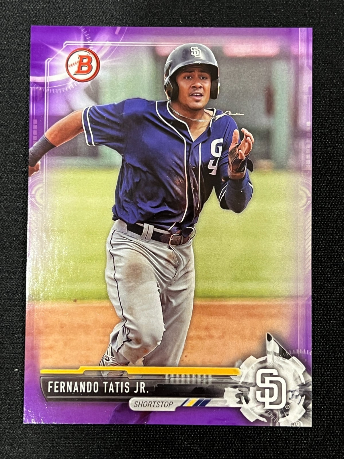 2017 Bowman Draft Purple #BD71 Fernando Tatis Jr. PADRES /250