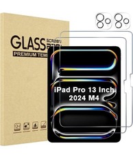 2 Pack Tempered Glass Screen Protector For iPad Pro 13-inch M4 2024 Screen Cover