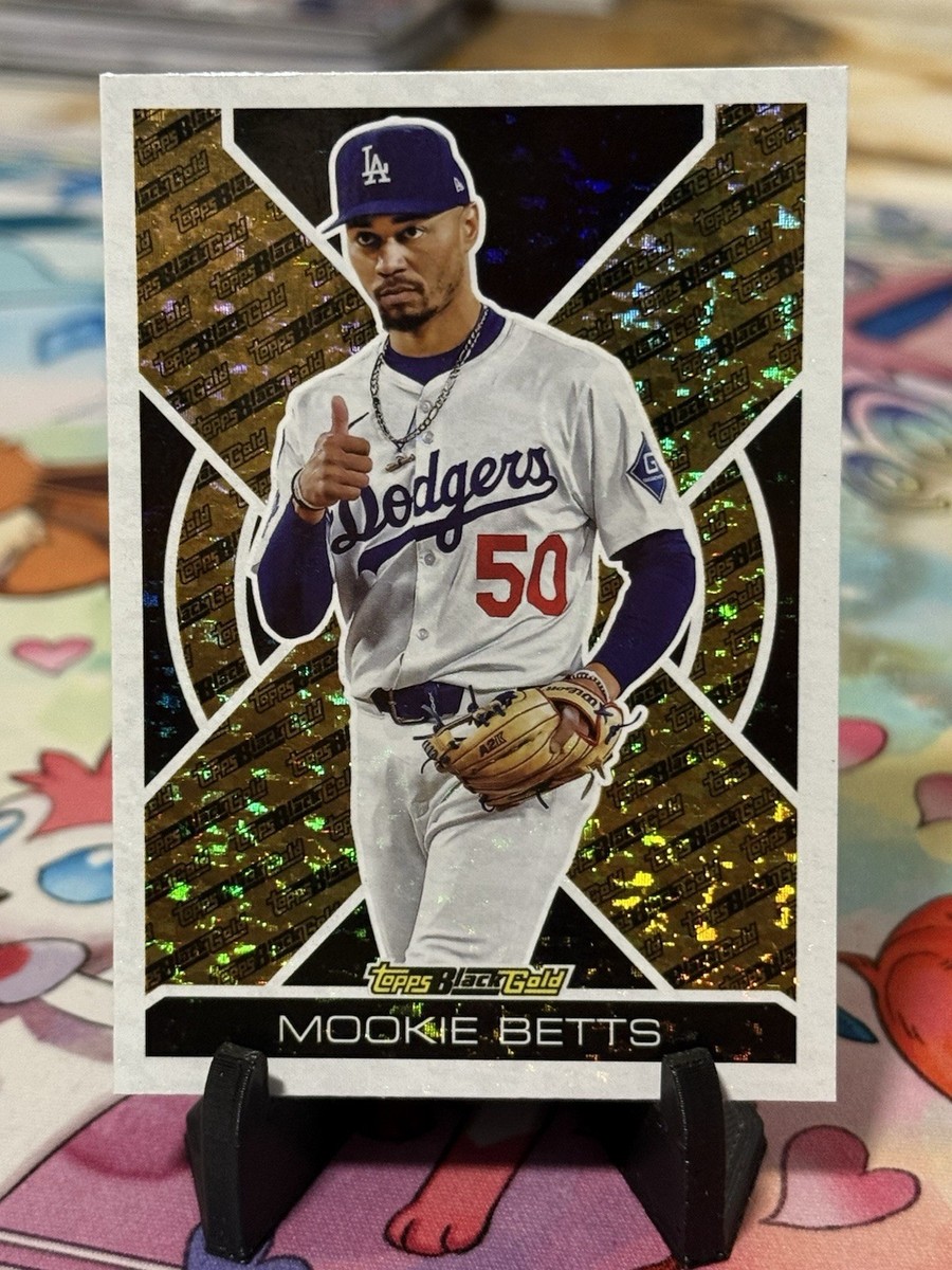 2025 Topps Update Mookie Betts Topps Black Gold Version Card | eBay