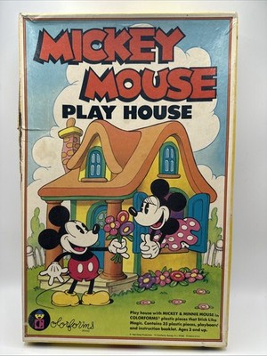 Vintage Colorforms Disney Mickey Mouse Play House