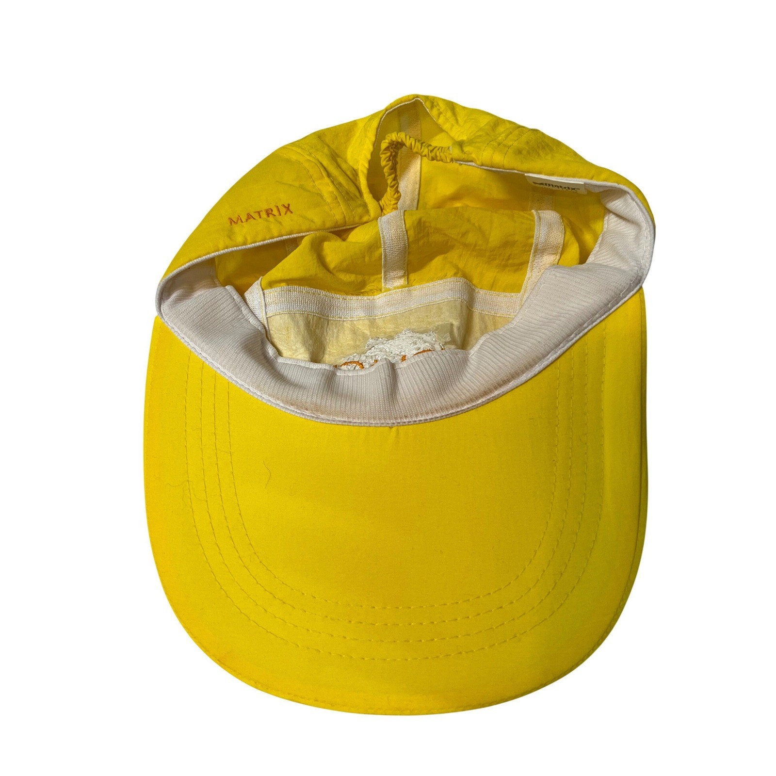 Matrix Essentials Yellow Nylon Baseball Cap Embro… - image 7
