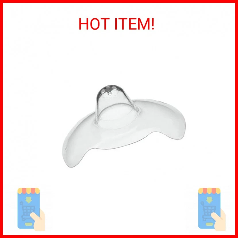 Щиток для контактных сосков Medela для грудного вскармливания, большой 24 мм для сосков, для лат - Изображение 2 из 2