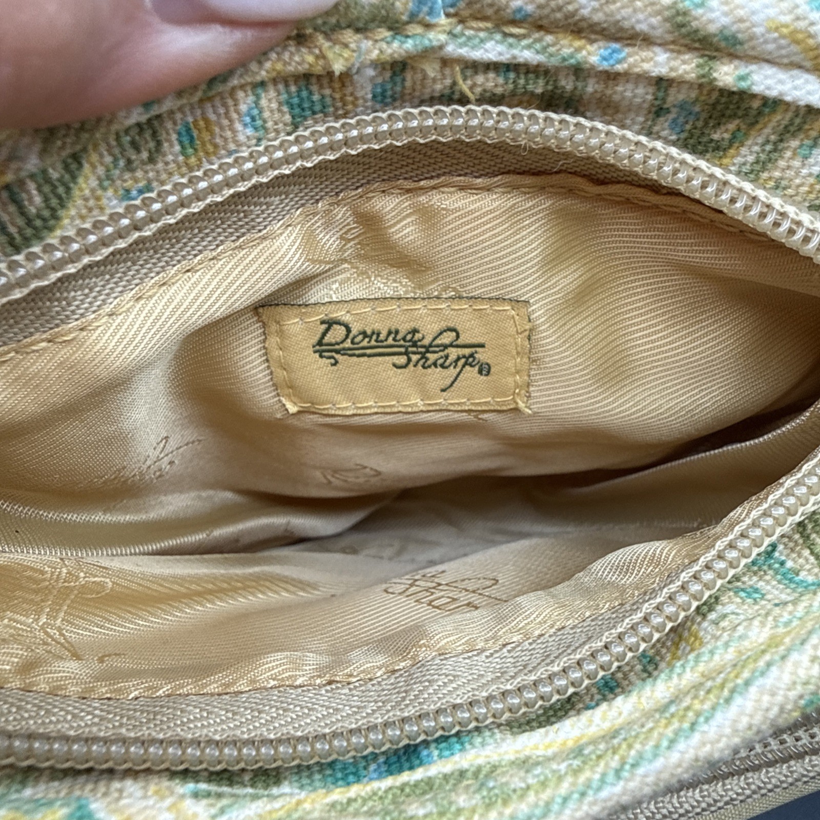 Vintage Pattern Donna Sharp Mini Hipster Crossbod… - image 7