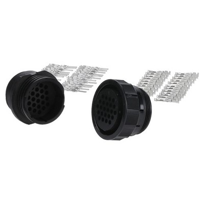 Kalitec KALI-2624D Round Plug Set 24 Pin with Cable Socket Plug Type IP65