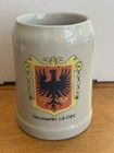 Vintage Gerz West Germany Frankfurt a.M. Coat of Arms Gray Beer Stein Mug. — photo 3