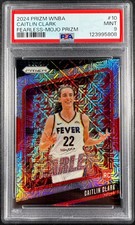 2024 Panini Prizm Fearless Mojo Caitlin Clark #10 /25 Rookie RC PSA 9 WNBA