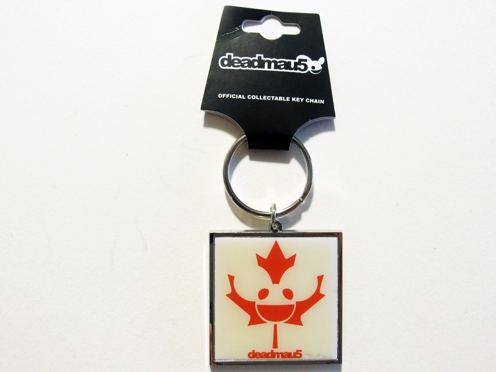 Maple Mau5 Metal Keychain