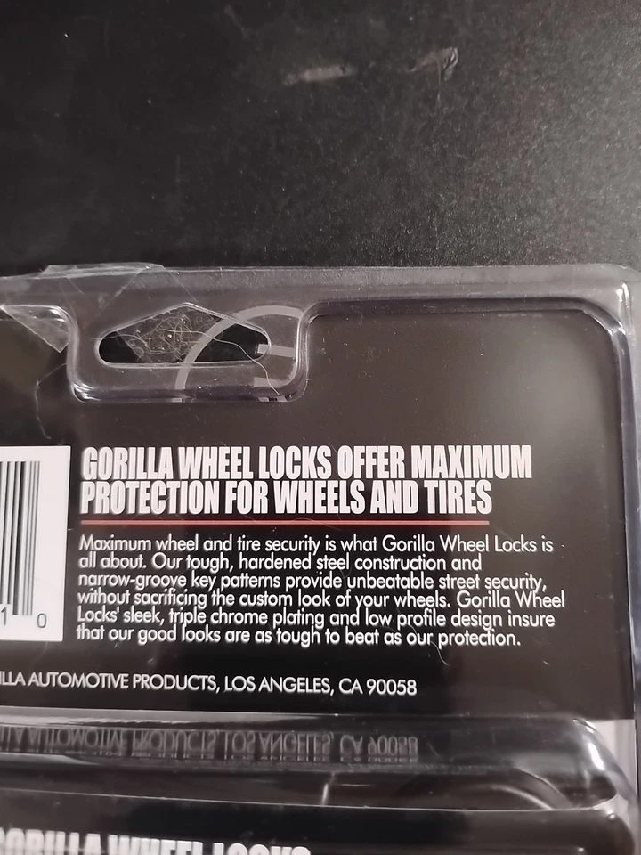 大猩猩汽车 78621 橡子开口轮锁套装(12 毫米 X 1.25 螺纹) — 第 3/4 张图片