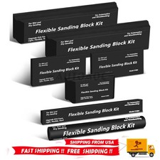 7x Sanding Block Kit Flexible Eva Wet Dry Sanding Blocks For Auto Body Woodwork 7x Sanding Block Kit Flexible Eva Wet Dry Sanding Blocks For Auto Body Woodwork