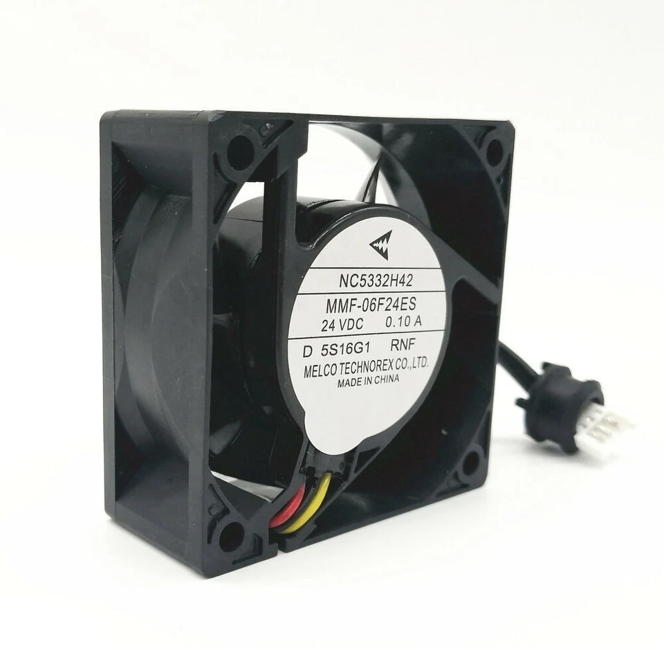 For Mitsubishi MR-J2S Drive Fan NC5332H42 MMF-06F24ES-RNF 24V 0.1A Inverter Fan - Image 2 of 4