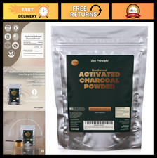 100 Pure Hardwood Activated Charcoal Powder - Whitens Teeth, Rejuvenates Skin 