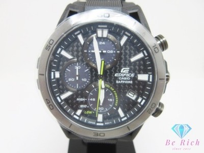 Casio EDF IS Suspension Chronograph Date Solar Men s Wristwatch EFS S640PB Black