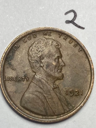 1921 (P) LINCOLN WHEAT CENT, Nice "XF-AU" condition coin, #2