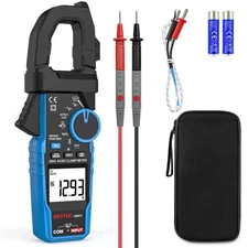Digital Inrush Clamp Meter Multimeter, MESTEK T-RMS 6000 Counts 600A Current ...