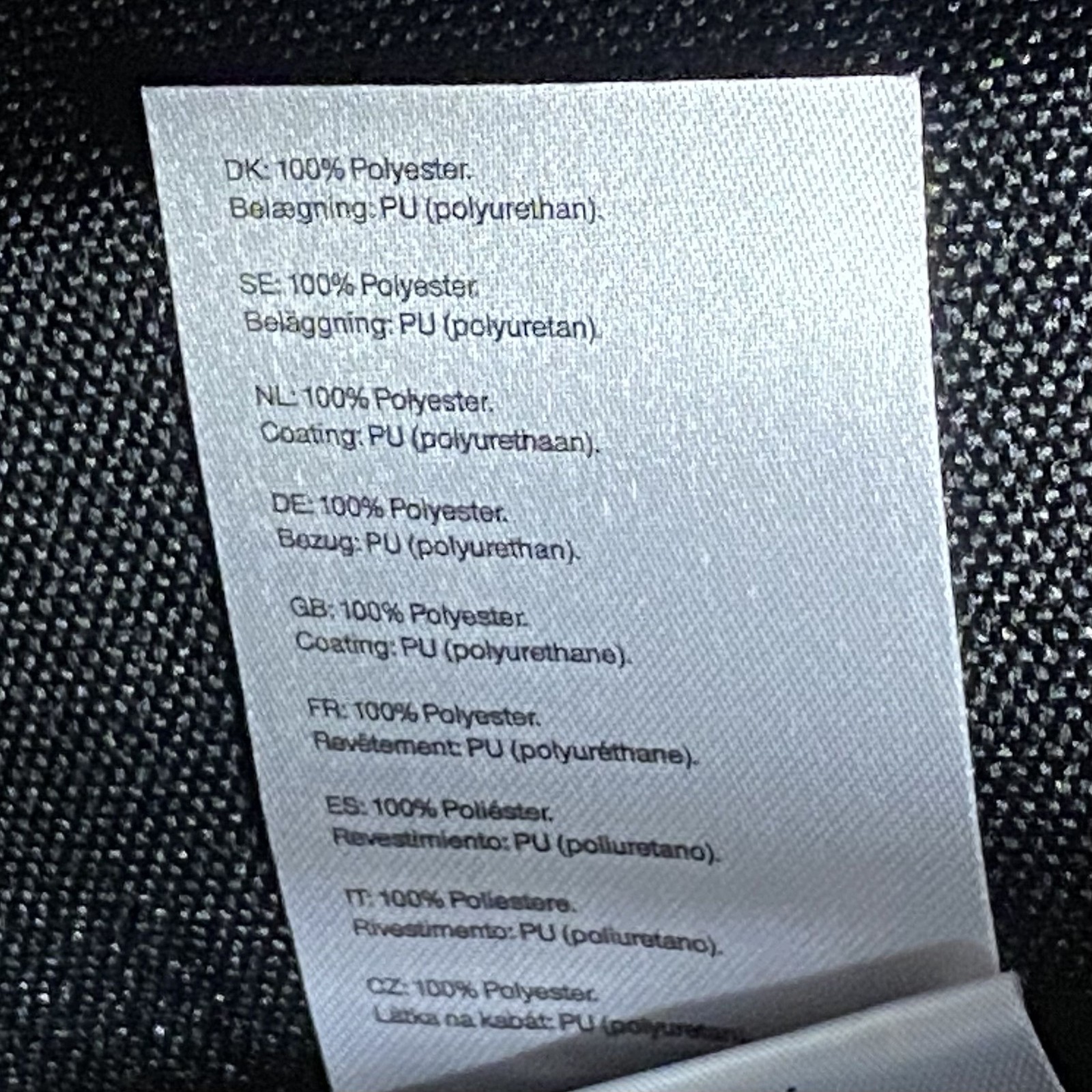 Rains Green Solid Polyester Strap Backpack - image 6