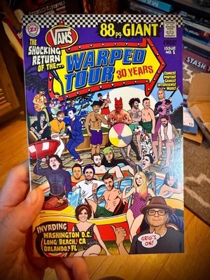 Vans Warped Tour 30 Year Anniversary Program Book 2025 Orlando Long Beach D.C.