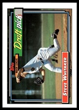 Steve Whitaker 1992 Topps #369 Giants MLB READ FREE SHIPPING AutographDen