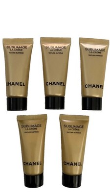 5 Mixed Chanel Sublimage La Creme Ultimate- Anti-Aging-Vanilla 0.17oz/5ml Each