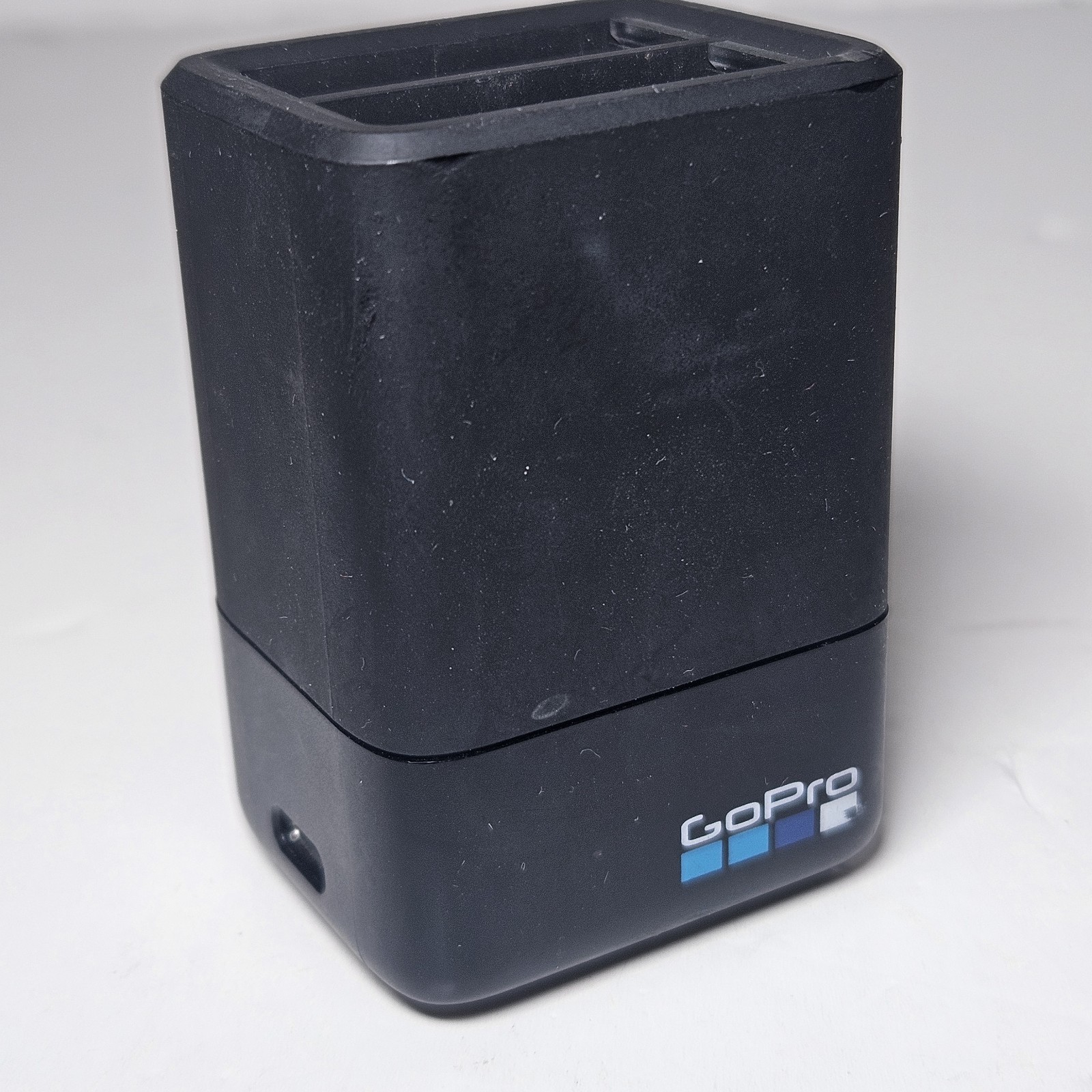 Caricatore Doppio Originale GoPro Hero 5 6 7 8 Dual Charger USB-C SENZA Cavo USB