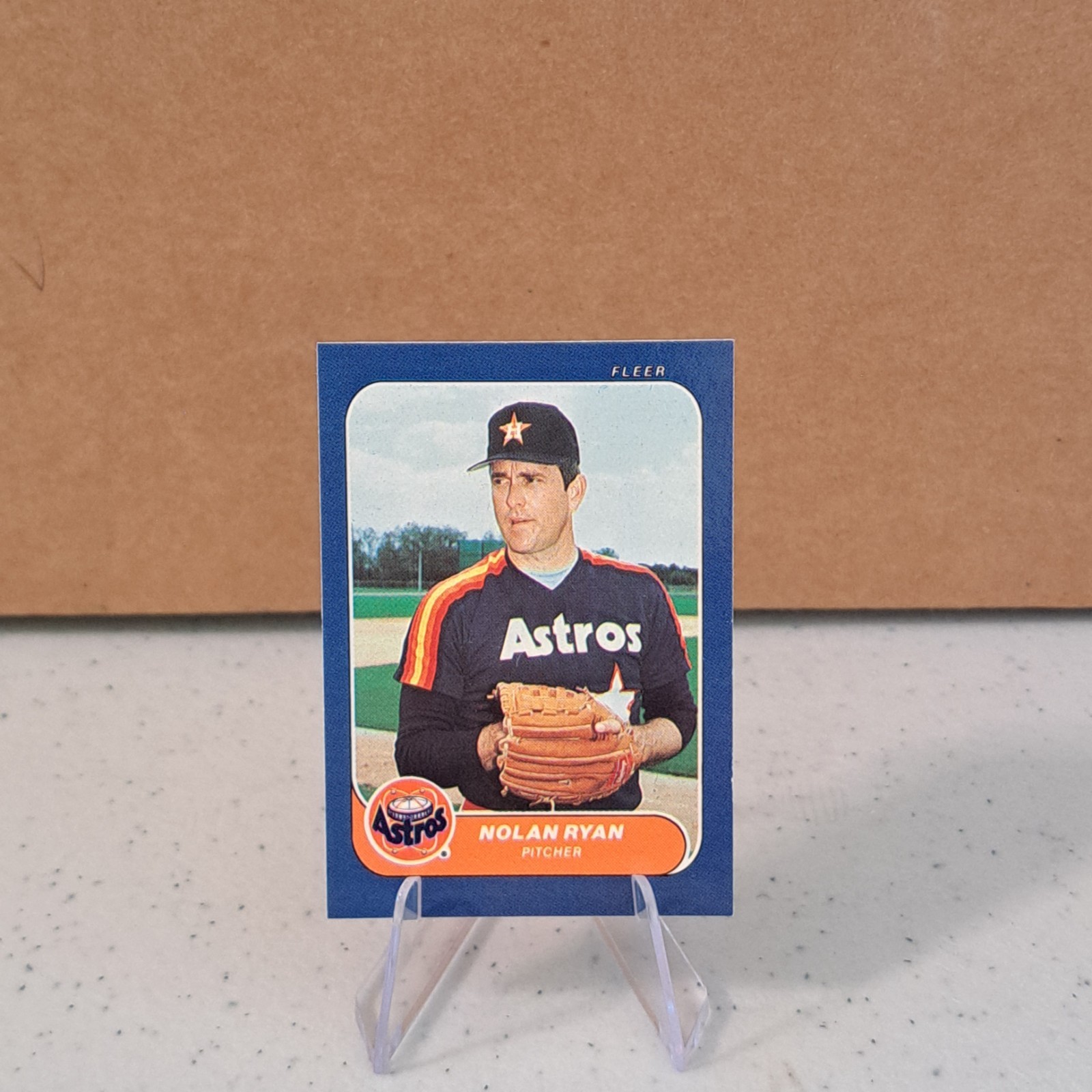 1986 Fleer Mini NOLAN RYAN #65 MLB HOF Houston Astros
