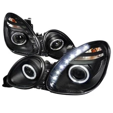 Spec-D Tuning LHP-GS30098JM-RS Halo Projector Headlight Black Housing for 98 ...