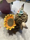 Hobby Lobby Spring Highland Cow Holding Sunflower  — photo 7