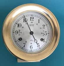 Ship's Clock - Salem Clock Co. Mark II Ships Clock – Restored -- Early and Rare