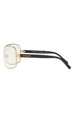 New COACH Women Shield Sunglasses Authentic Gold Mir