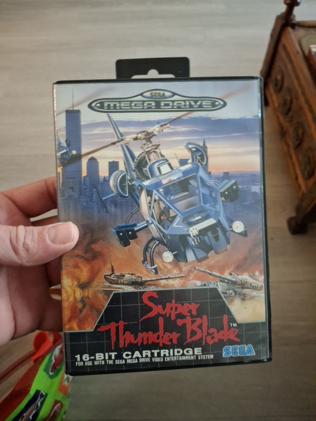 SUPER THUNDER BLADE COMPLET BOÎTE NOTICE SEGA MEGADRIVE PAL EURO (FR) 