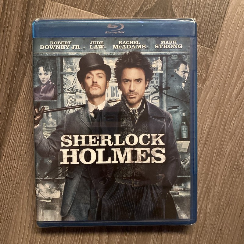 Sherlock Holmes DVD Blu-ray 2009 Robert Downey Jr., Jude Law New Sealed