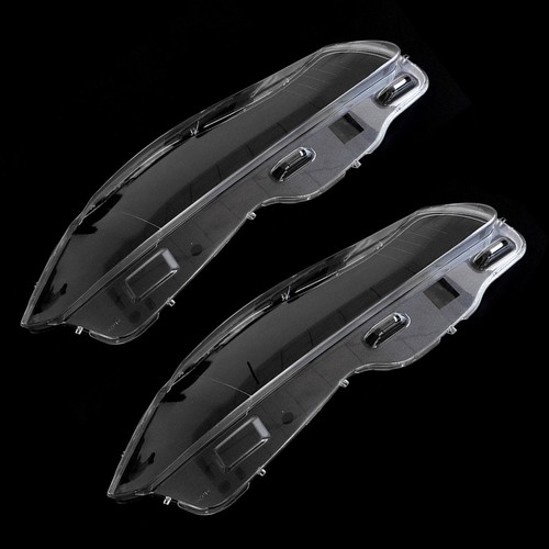 Pair Front Headlamp Headlight Lens Cover Shell Clear For Jaguar XJ XJL 2010-2019 - Picture 6 of 6