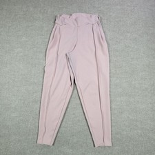 Pretty Little Thing Dress Pants Womens 8 Pink High Rise Pull On Trousers Casual