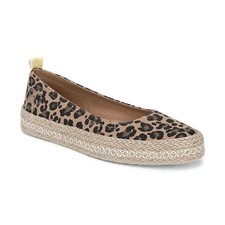 BLOWFISH - Benita | Ladies Espadrille Dolly Plimsoll Pump Flats Taupe Leopard