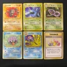 Fossil 1997 Normal Card Set of 6 Japanese Pokemon Card Old Back s007382