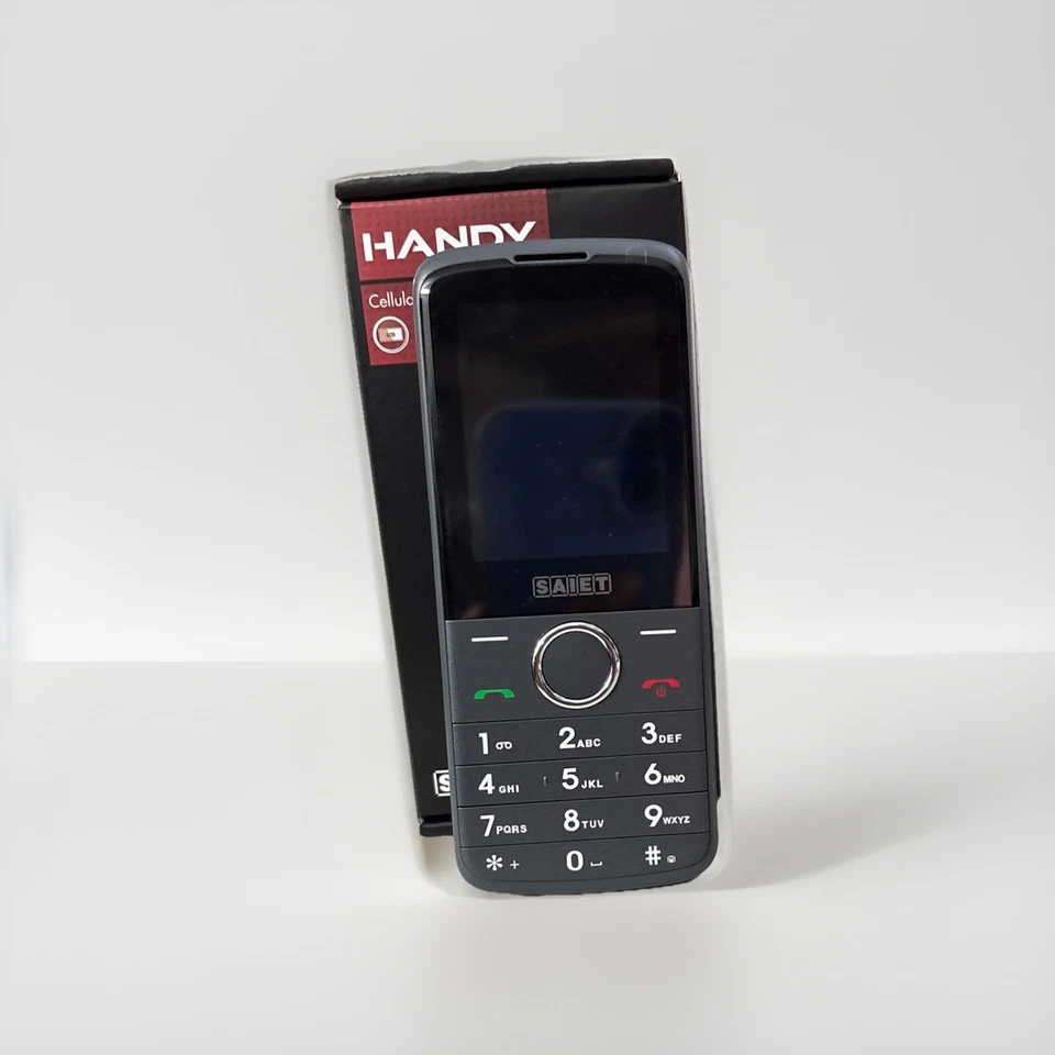 TelefonoSAIET HANDY DUAL SIM 2.4″ RADIO FM TORCIA VIVAVOCE FOTOCAMERA ITALIA GRI - Immagine 3 di 3