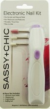 Electric Nail Kit Manicure Pedicure Acrylic and Natural Nails File Travel Size P