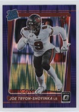 2021 Donruss Optic Rated Rookie Purple Shock Prizm Joe Tryon-Shoyinka #255 0r5k