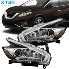 Headlight For 2015-2018 Nissan Murano Platinum LED Projector Headlamp LH+RH