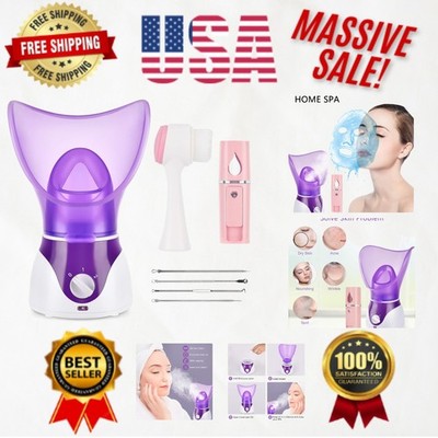 Portable Facial Steamer Set with Blackhead Remover - For Clear and Radiant Skin
