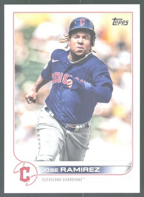 2022 Topps Series 1 MLB 269 Cleveland Guardians Jose Ramirez