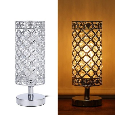 Nachttischlampe Silber Kristall E27 30,8 cm UVP 32,10 £
