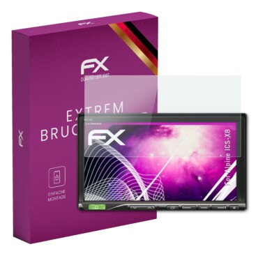 atFoliX Glasfolie für Alpine ICS-X8 Displayfolie 9H Schutzpanzer