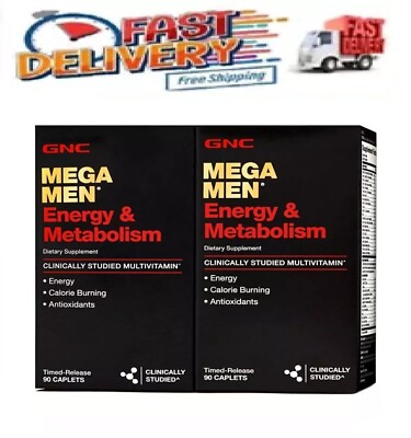 GNC Mega Men Energy & Metabolism Antioxidant Multivitamins 180 ct
