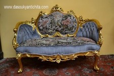 Divano sofà corbeille stile Luigi XV rococò