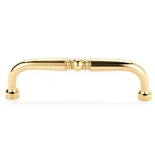 Alno A702-4-PB/NL 4" Pull Unlacquered Brass