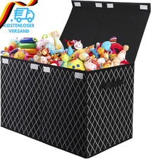 VERONLY Aufbewahrungsbox Spielzeugkiste Mit Deckel Kinder, 83L Spielzeug Aufbewa