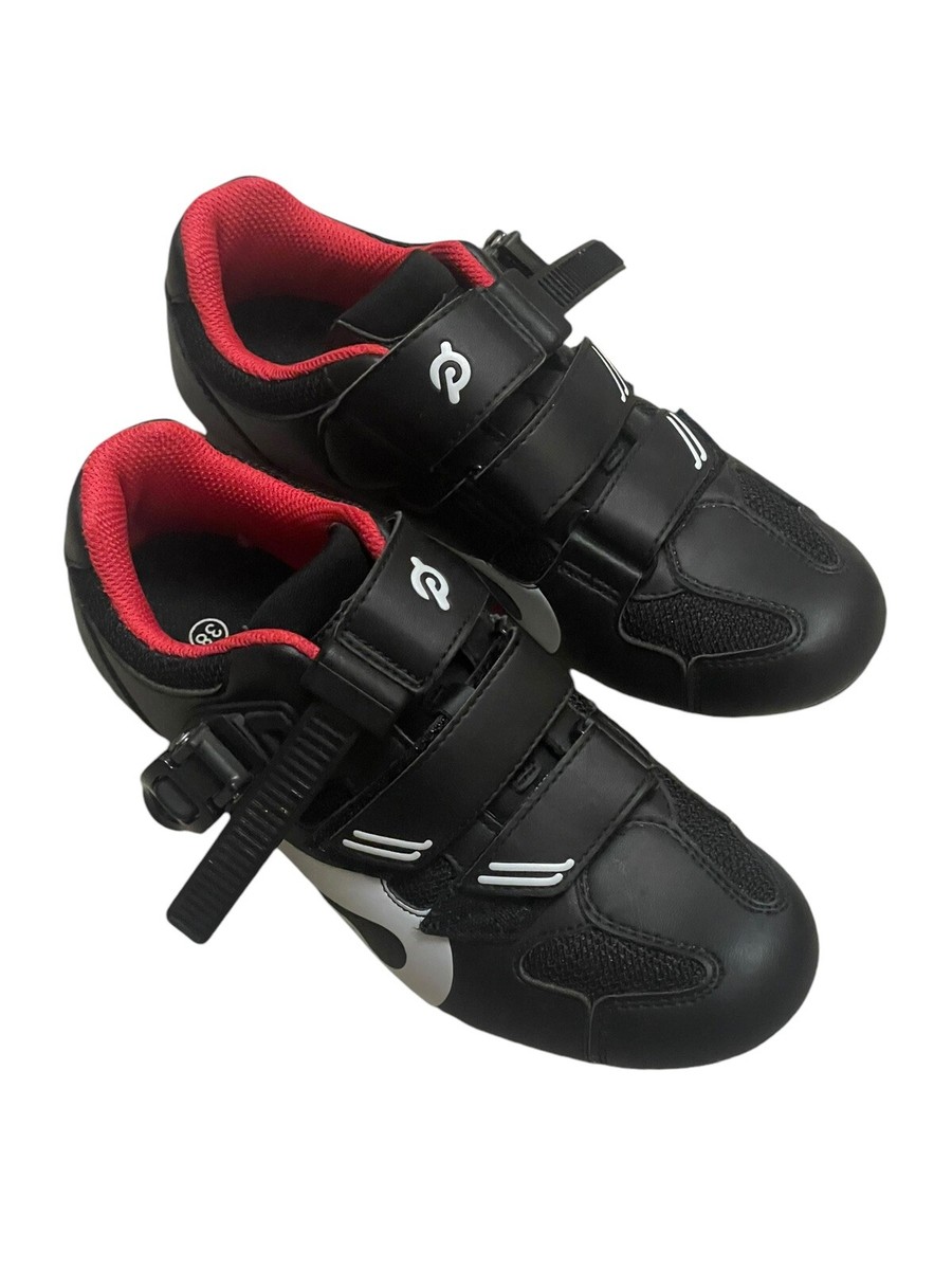 Peloton Cycling Shoes Womens Size 38 EU Size US Black Clamp On